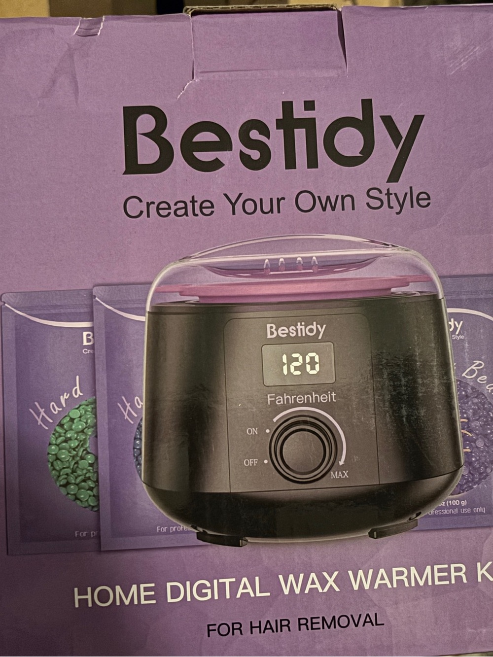 Home Digital Wax Warmer Kit - Purple